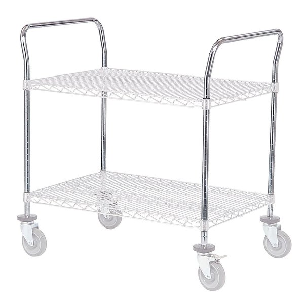 Global Industrial Chrome Utility Cart Handle 18W 188CP18